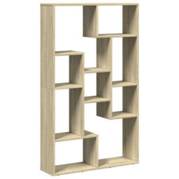 Berkfield Bookcase Sonoma Oak 72X20X120 Cm Engineered Wood - thumbnail 2