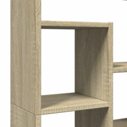 Berkfield Bookcase Sonoma Oak 72X20X120 Cm Engineered Wood - thumbnail 9