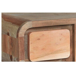Wyld Haus Los Angeles Reclaimed Wood Desk With Metal Legs And 2 Drawers - thumbnail 4