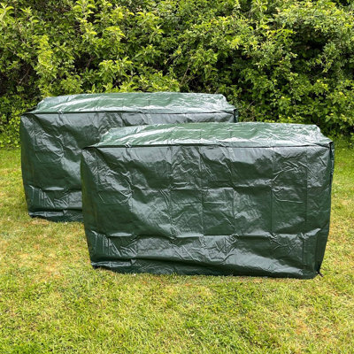 Selections Waterproof 3 Seater Garden Bench Cover (1.6M) Set Of 2 - image 1