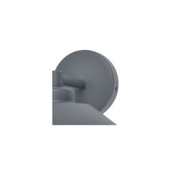 GoodHome Kebel Fixed Matt Grey Mains-Powered (Wired) Outdoor Wall Light - thumbnail 3