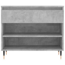 Vidaxl Shoe Cabinet Concrete Grey 70X36X60 Cm Engineered Wood - thumbnail 6