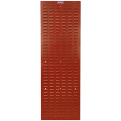 2 Pack Red Louvre Wall Mounted Storage Bin Panel 500 X 1500mm For Warehouse Organization - image 1