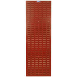 2 Pack Red Louvre Wall Mounted Storage Bin Panel 500 X 1500mm For Warehouse Organization - thumbnail 1