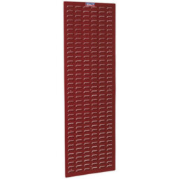 2 Pack Red Louvre Wall Mounted Storage Bin Panel 500 X 1500mm For Warehouse Organization - thumbnail 4