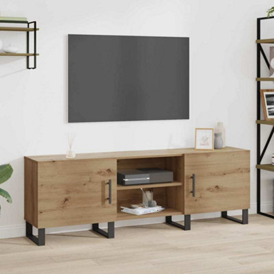 Berkfield Tv Cabinet 150 X 30 X 50 Cm Engineered Wood - image 1