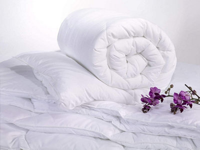 Homes & Linen Quilt Microfibre Duvets Super Soft Warm Cosy Luxurious All Season Quilts 4.5 Tog, 10.5 Tog, 13.5 Tog Or 15 Tog