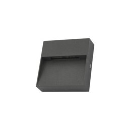 DAR Yukon Outdoor Wall Light Square Eyelid Anthracite Ip65 Led - thumbnail 2
