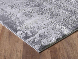 Serenity Modern Abstract Acrylic Contemporary Area Rugs Grey 160X230 Cm - thumbnail 2