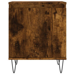 Berkfield Elegant Bedside Cabinets 2 Pcs Smoked Oak 40X30X50 Cm Engineered Wood - thumbnail 5