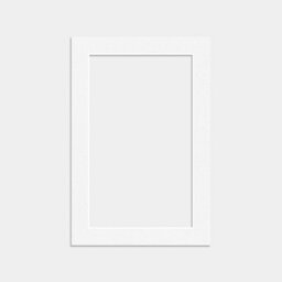 Ak Frames 6X4 White Picture Mounts To Fit 5X3 Aperture Size - Mount Board Only (No Frame Included) - thumbnail 1