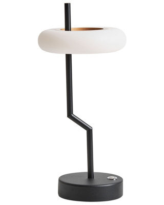 Wyld And Coco Novaglow Black Wireless Table Lamp With Touch Dimmer, Rechargeable, Indoor And Outdoor - image 1
