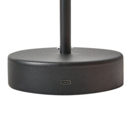 Wyld And Coco Novaglow Black Wireless Table Lamp With Touch Dimmer, Rechargeable, Indoor And Outdoor - thumbnail 6