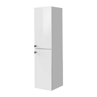 Sundaze Bathroom Furniture Storage Cabinet Wall Mounted 1200mm White Tall Unit - image 1
