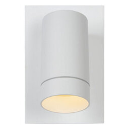 Lucide Taylor Outdoor Wall Mounted Spotlight With Pir Sensor White - thumbnail 5