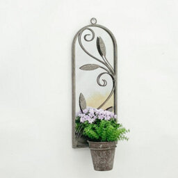 64Cm Wall Mirror With Single Planter - thumbnail 4