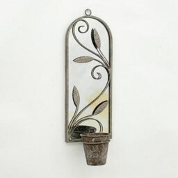 64Cm Wall Mirror With Single Planter - thumbnail 2