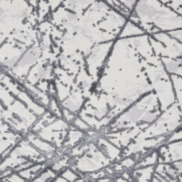 Silver Abstract Modern Easy To Clean Rug For Living Room Bedroom & Dining Room-80Cm X 150Cm - thumbnail 3