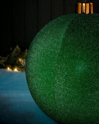 WeRChristmas Inflatable Tinsel Christmas Bauble, Green, 66 Cm - thumbnail 4