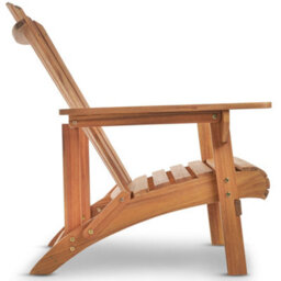 Vonhaus Adirondack Chairs Set Of 2, Outdoor Acacia Wood Garden Chair & Teak Oil Finish, Weather Resistant, Hudson - thumbnail 8