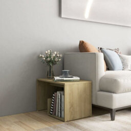 Vidaxl Side Table Sonoma Oak 59X36X38 Cm Engineered Wood Side Tables - thumbnail 1