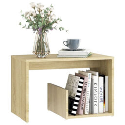 Vidaxl Side Table Sonoma Oak 59X36X38 Cm Engineered Wood Side Tables - thumbnail 3