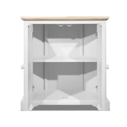 Statement Furniture Florence Corner Sideboard With Cupboard - White - thumbnail 5