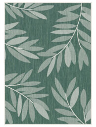The Rugs Duo Weave Collection Outdoor Rugs In Trailing Leaves Design - thumbnail 2