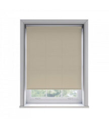 95Cm No Drill Self Adhesive Taupe Thermal Blackout Roller Blind (170Cm Drop)