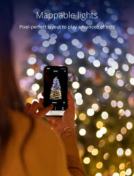 Twinkly Strings App-Controlled Led Christmas Lights With 400 Aww 32M Black Wire. Indoor And Outdoor Smart Lighting Decoration - thumbnail 4