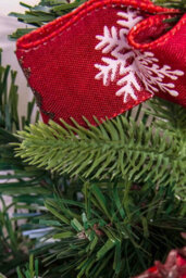 Christmas Tree World 180Cm Decorated Mixed Pine Garland With Red & Gold Baubles - thumbnail 9