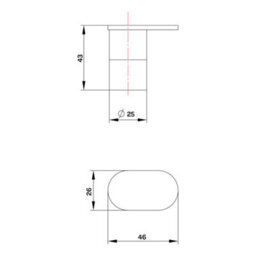 Bubly Bathrooms Brushed Brass Robe Hook - Modern Wall Mounted Gloss Finish - thumbnail 2