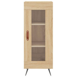 Berkfield Classic Sideboard Sonoma Oak 34.5X34X90 Cm Engineered Wood - thumbnail 5