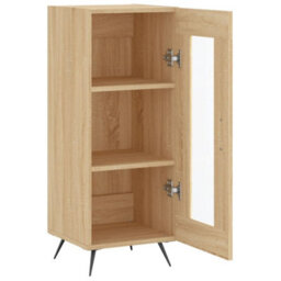 Berkfield Classic Sideboard Sonoma Oak 34.5X34X90 Cm Engineered Wood - thumbnail 6