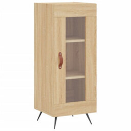 Berkfield Classic Sideboard Sonoma Oak 34.5X34X90 Cm Engineered Wood - thumbnail 1