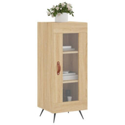 Berkfield Classic Sideboard Sonoma Oak 34.5X34X90 Cm Engineered Wood - thumbnail 3