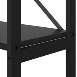 Berkfield Modern Bookcase Black Oak 40 X 30 X 153 Cm Engineered Wood - thumbnail 8