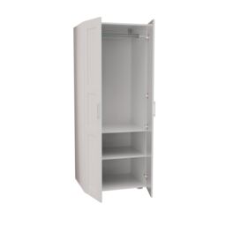 Atomia Classic Matt Porcelain Tall Double Wardrobe (H)1875mm (W)750mm (D)580mm - thumbnail 4