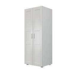 Atomia Classic Matt Porcelain Tall Double Wardrobe (H)1875mm (W)750mm (D)580mm - thumbnail 2