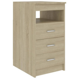 Berkfield Desk Sonoma Oak 140X50X76 Cm Engineered Wood - thumbnail 7