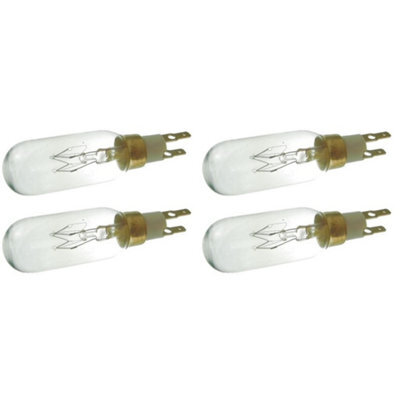 4 X Compatible T-Click 40W 240V Fridge Freezer Light Bulbs For Whirlpool, Maytag & Smeg By Ufixt - image 1