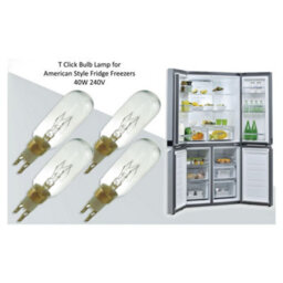 4 X Compatible T-Click 40W 240V Fridge Freezer Light Bulbs For Whirlpool, Maytag & Smeg By Ufixt - thumbnail 3
