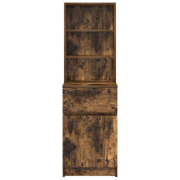 Berkfield Bedside Cabinet Smoked Oak 39X35X125 Cm Engineered Wood - thumbnail 6