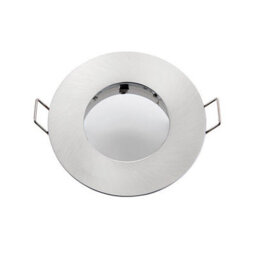 Luminosa Lighting Luminosa Speculo Led Fire Rated 1 Light Bathroom Recessed Light Brushed Chrome Plate, Glass Ip65 - thumbnail 2