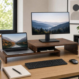 Desktop Monitor Stand Organizer For Monitor - thumbnail 5