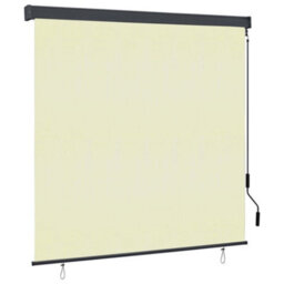 Berkfield Outdoor Roller Blind 160X250 Cm Cream - thumbnail 1