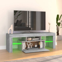 Walplus Tv Cabinet With Led Lights Grey Sonoma 120X35X40 Cm - thumbnail 9