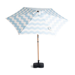 Hayward 2.7M Garden Parasol With Base & Cover, Blue Wave Uv50 Tilt Patio Umbrella With Aluminium Pole - thumbnail 2