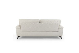Home Detail Dylan 3 Seater Sofa, Cream Linen Fabric - thumbnail 4