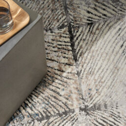 Ivory Grey Abstract Abstract Pattern Bedroom & Living Room Rug -239Cm X 300Cm - thumbnail 3